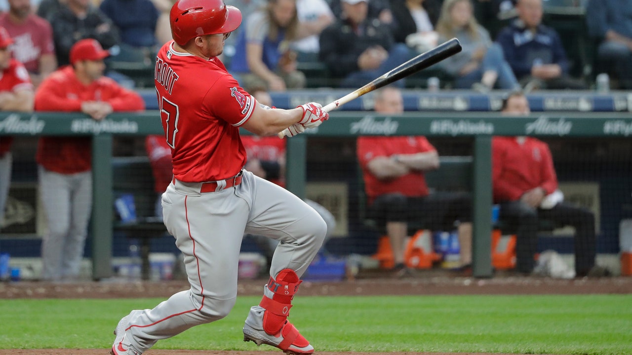 Trout, Angels batter Kikuchi in 9-3 win over Mariners